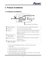 Preview for 5 page of Asoni CAM410 User Manual