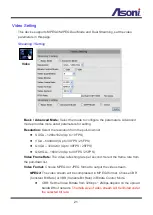Preview for 22 page of Asoni CAM422M User Manual