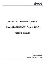 Предварительный просмотр 1 страницы Asoni CAM614 User Manual