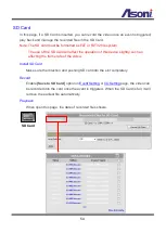 Предварительный просмотр 55 страницы Asoni CAM614 User Manual