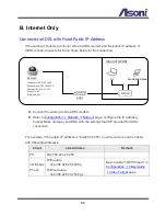 Предварительный просмотр 59 страницы Asoni CAM615 User Manual