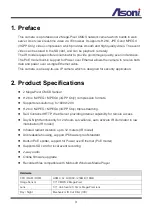 Предварительный просмотр 4 страницы Asoni CAM619M User Manual