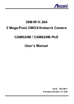 Asoni CAM624M User Manual preview