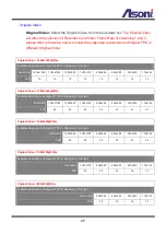 Preview for 26 page of Asoni CAM624M User Manual