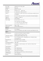 Preview for 5 page of Asoni CAM625M User Manual