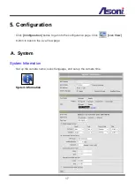 Preview for 18 page of Asoni CAM625M User Manual