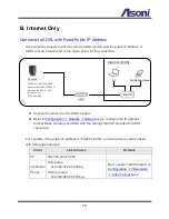 Preview for 79 page of Asoni CAM633 User Manual