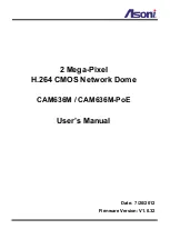 Preview for 1 page of Asoni CAM636M User Manual