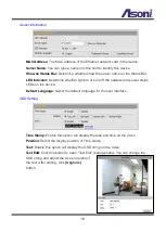 Preview for 19 page of Asoni CAM636M User Manual