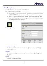 Preview for 22 page of Asoni CAM636M User Manual