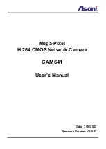 Preview for 1 page of Asoni CAM641 User Manual