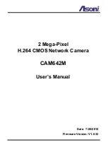 Asoni CAM642M User Manual preview