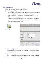 Предварительный просмотр 28 страницы Asoni CAM647 User Manual