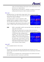 Предварительный просмотр 61 страницы Asoni CAM647 User Manual