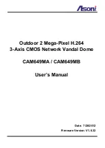 Asoni CAM649MA User Manual preview