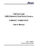 Preview for 1 page of Asoni CAM661H User Manual