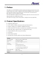 Preview for 4 page of Asoni CAM661H User Manual