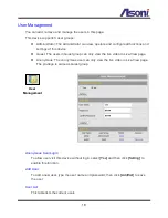 Preview for 19 page of Asoni CAM661H User Manual