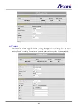 Предварительный просмотр 41 страницы Asoni CAM663F User Manual