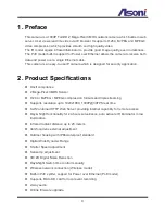 Preview for 4 page of Asoni CAM6681F User Manual