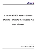 Preview for 1 page of Asoni CAM677G User Manual