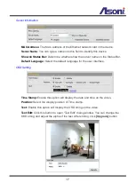 Preview for 18 page of Asoni CAM677G User Manual