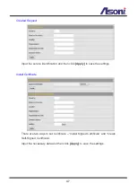 Preview for 48 page of Asoni CAM677G User Manual