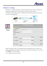 Preview for 59 page of Asoni CAM6802T User Manual