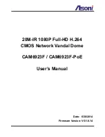 Asoni CAM6923F User Manual предпросмотр