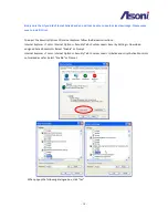 Preview for 14 page of Asoni CAM713M User Manual