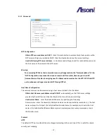 Preview for 42 page of Asoni CAM713M User Manual