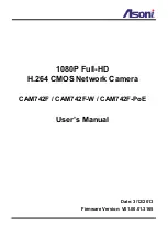 Asoni CAM742F User Manual preview