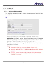 Preview for 42 page of Asoni CAM742F User Manual