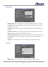 Предварительный просмотр 22 страницы Asoni NVR609LX User Manual