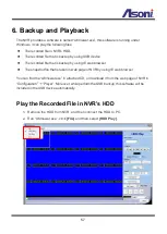 Предварительный просмотр 58 страницы Asoni NVR609LX User Manual