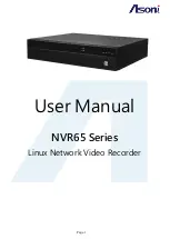 Asoni NVR65 Series User Manual preview