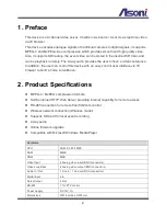 Preview for 3 page of Asoni SVR440 User Manual