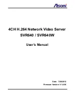 Asoni SVR640 User Manual предпросмотр