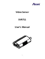 Asoni SVR711 User Manual preview