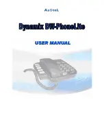 Asotel Dynamix DW-PhoneLite User Manual предпросмотр