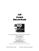 ASP Portable BCR Manual предпросмотр