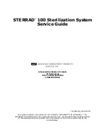 Предварительный просмотр 1 страницы ASP STERRAD 100 Service Manual