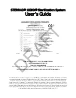 Предварительный просмотр 2 страницы ASP Sterrad 100NX User Manual