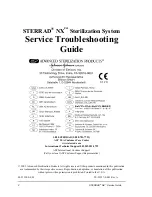 Предварительный просмотр 2 страницы ASP sterrad NX Service & Troubleshooting Manual