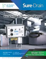 Предварительный просмотр 1 страницы ASP Sure-Drain SD11 Installation & Operation Manual