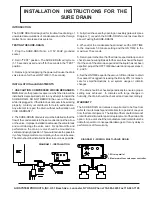 Предварительный просмотр 2 страницы ASP Sure-Drain SD11 Installation & Operation Manual