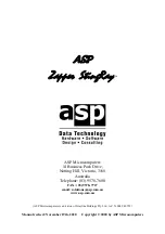 Preview for 1 page of ASP Zapper StingRay Manual