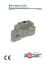 Aspar Mini Modbus 4DO User Manual preview