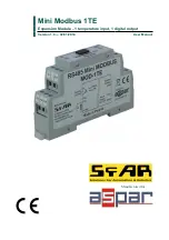 Предварительный просмотр 1 страницы Aspar Sfar Mini Modbus 1TE User Manual