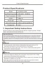 Preview for 4 page of Aspen Aire KJ380G-CW28 User Manual